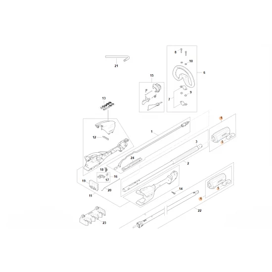 STIHL  Mufa złącza HA01 160 0700